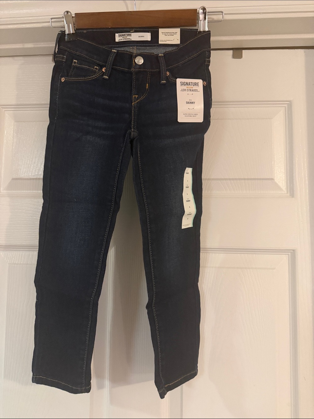 Signature by Levi Strauss Girl’s Dark Indigo Skinny Jeans